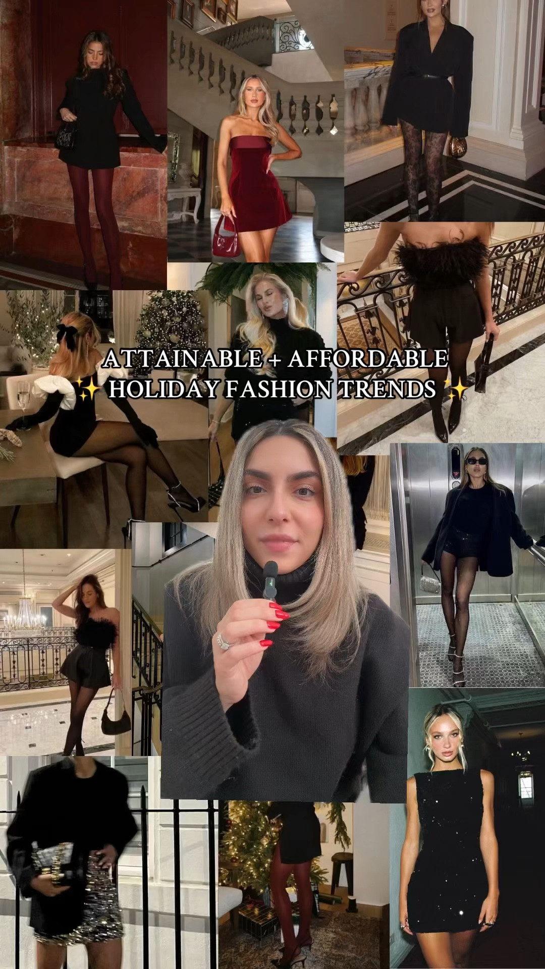 Attainable holiday outfit inspiration, holiday party outfit ideas, little black dress, faux fur jacket, sequin skirt, winter fashion outfit ideas 

#LTKwinter #LTKpartywear #LTKstyletip