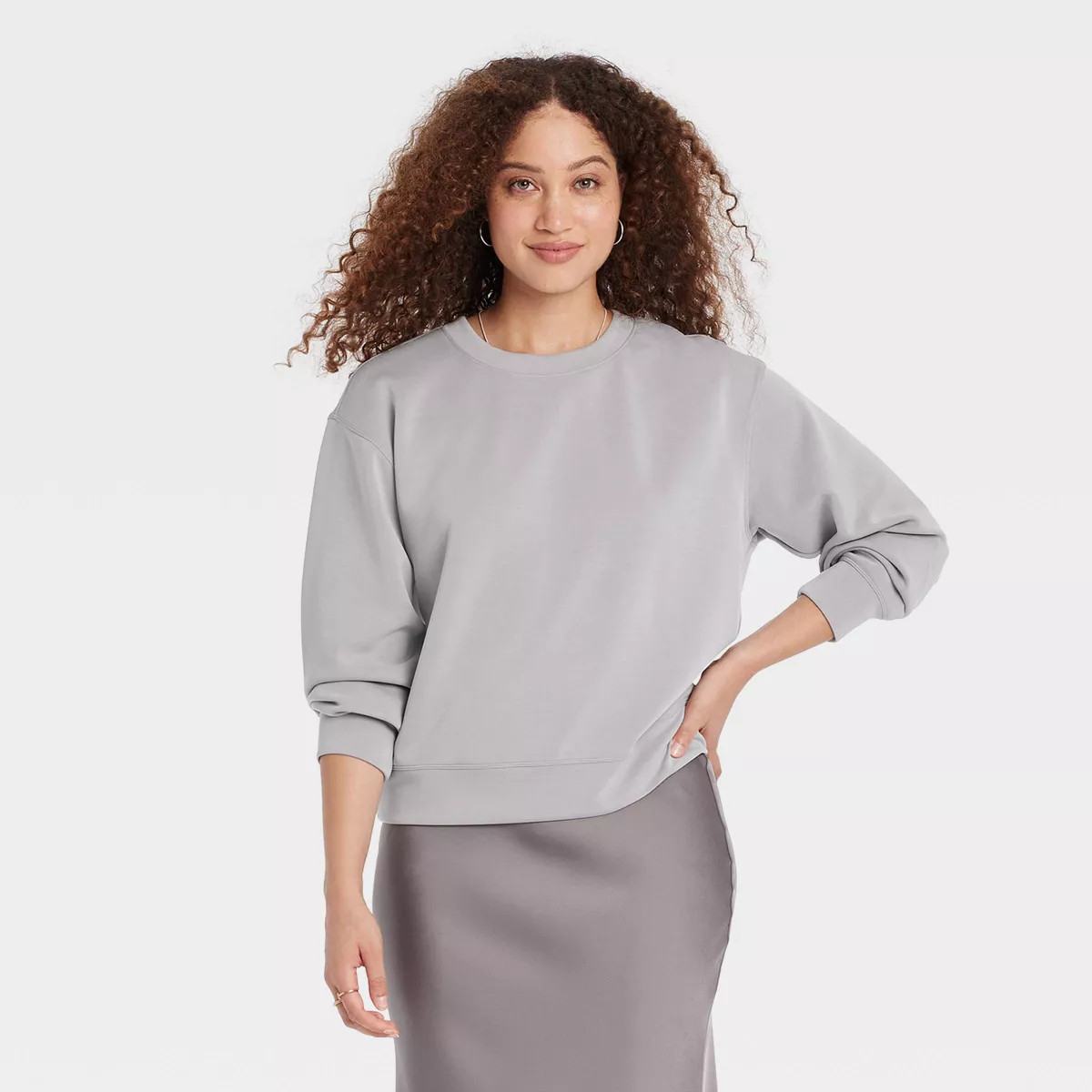 Women's Sandwash Pullover Sweatshirt - A New Day™ | Target