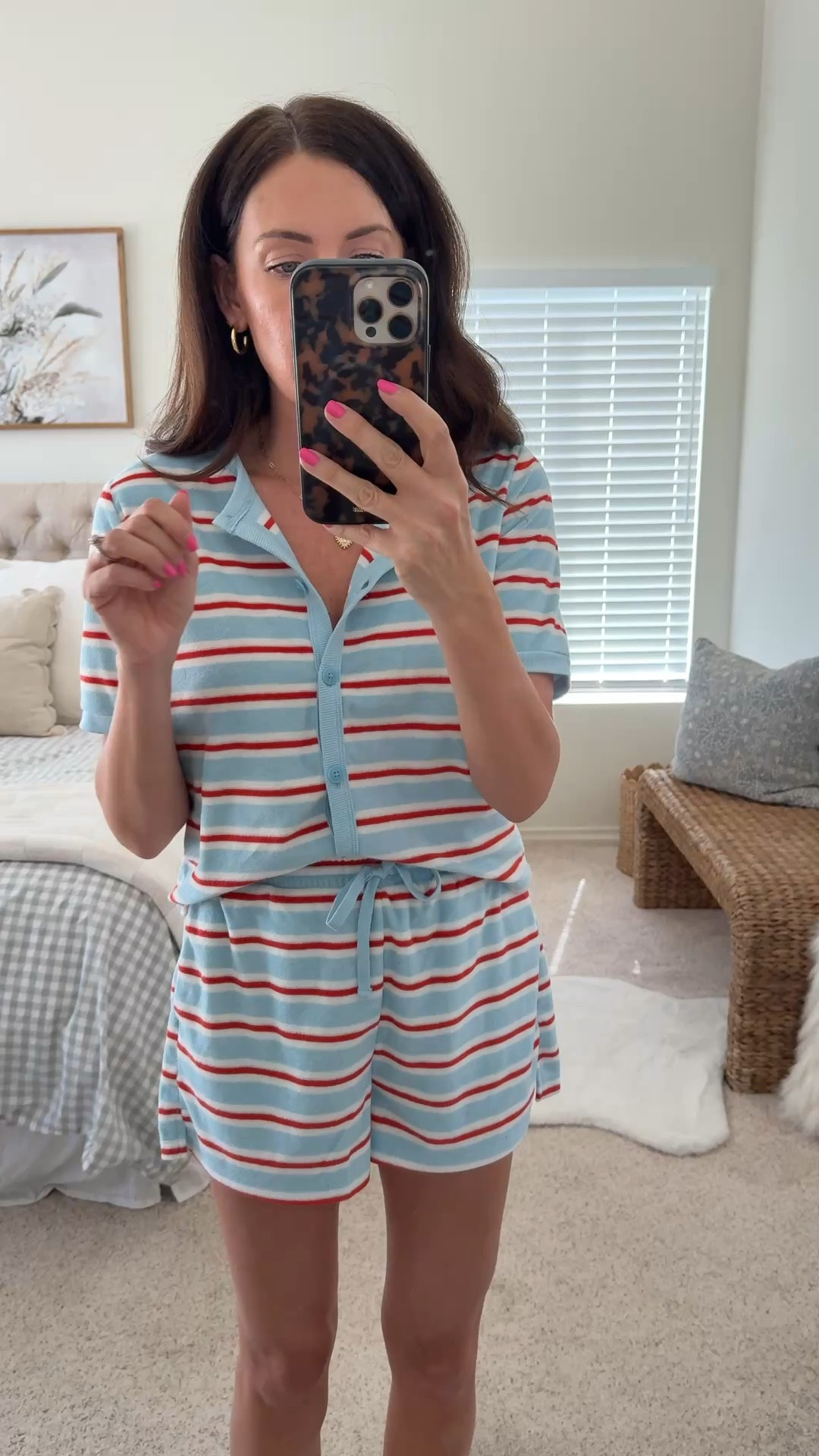 @kohls #kohlspartner #kohls 
Summer set on sale!
Wearing a medium top & small shorts 

#LTKSaleAlert #LTKSeasonal #LTKootd