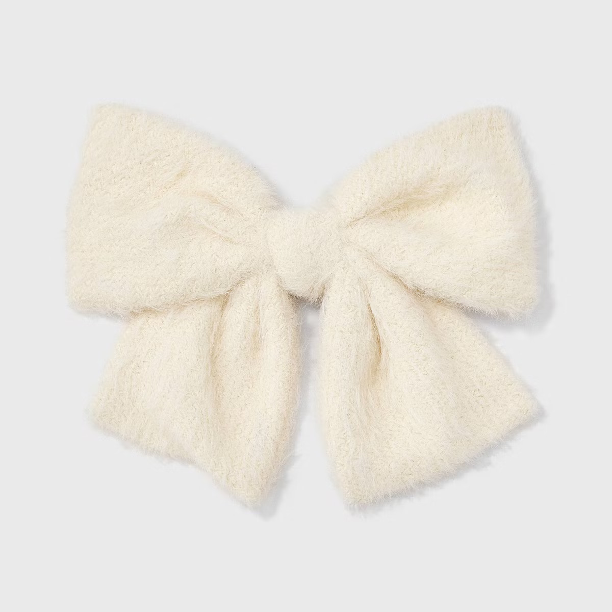 Fuzzy Bow Hair Barrette - Universal Thread™ | Target