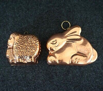 Copper Color Molds Lot of 2 Sheep Lamb Bunny Rabbit Wall Hanging **READ | eBay US