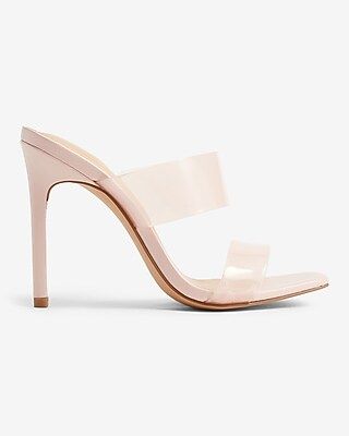 Barely There Double Band Heeled Sandals | Express