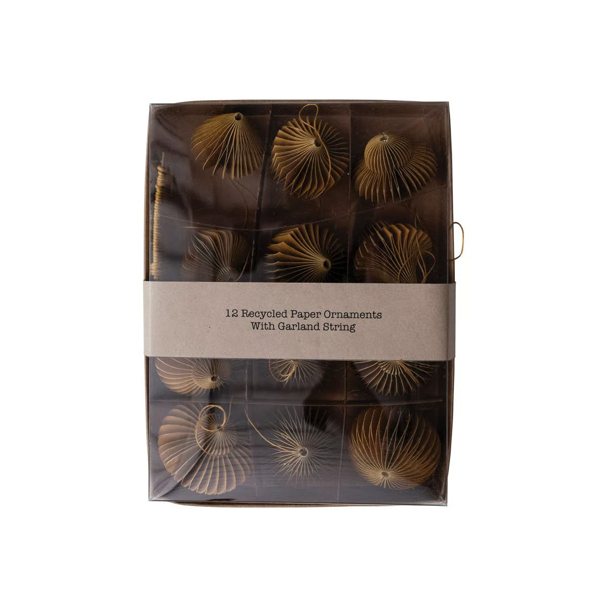 Decorative Paper Folding Honeycomb Ornaments With DIY Garland String, Set Of 12 | Wayfair North America