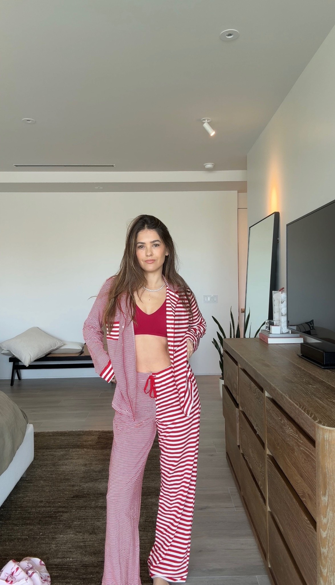 The coziest jersey knit pajama set from Victoria’s Secret! ❤️✨ Perfect for this holiday season. @victoriasecret 

#LTKStyleTip #Vspartner 

#LTKHoliday