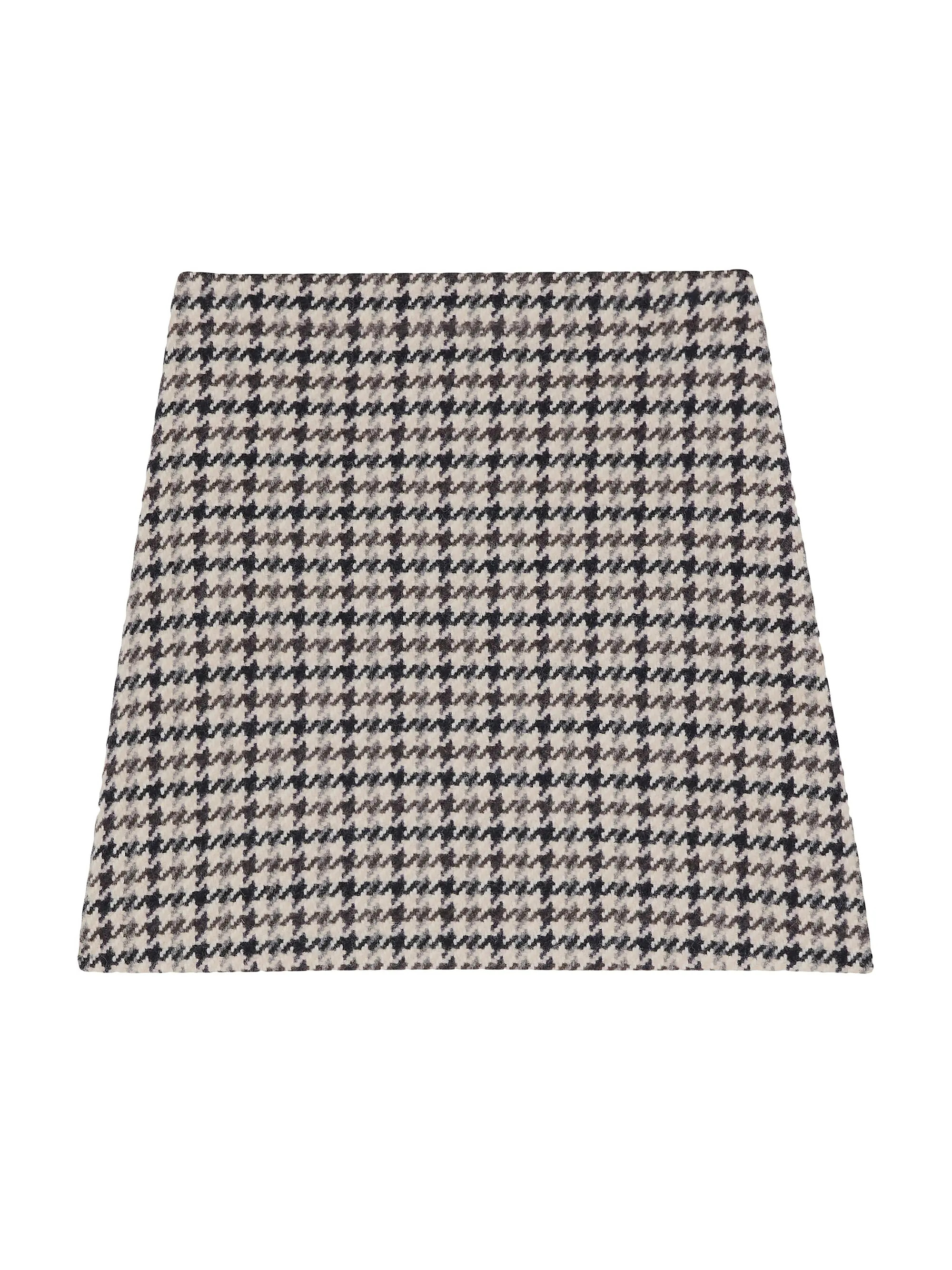Houndstooth Wool Miniskirt | Saks Fifth Avenue