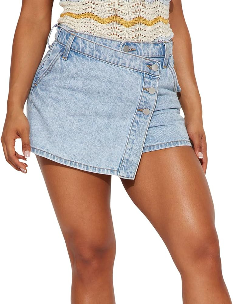 Jean Shorts Womens Summer Casual Stretchy Denim Casual Hot Short Jorts | Amazon (US)
