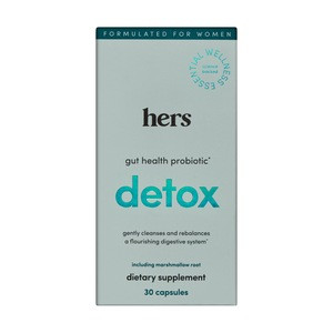 hers detox gut health women's probiotic supplement | CVS