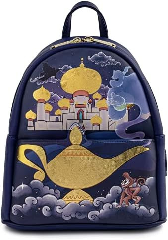 Loungefly Disney Aladdin Jasmine Castle Womens Double Strap Shoulder Bag Purse | Amazon (US)
