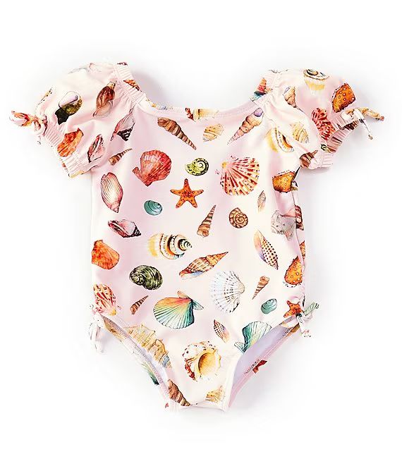 x Jennifer Sumko Baby Girls 3-24 Months One-Piece Puff Sleeve Sea Shell Swimsuit | Dillard's