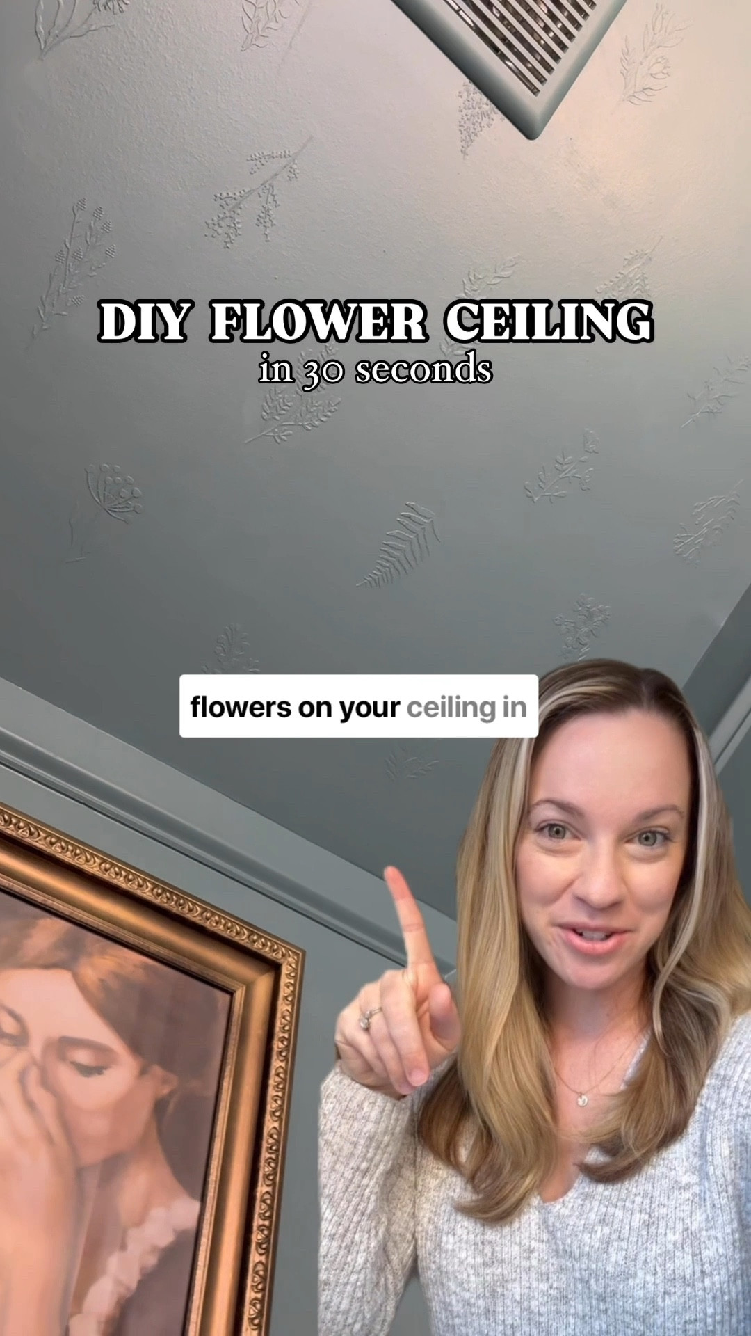 3D plaster flower tutorial! This cute little ceiling detail went viral and now I’m sharing exactly how I did it! 
Flower ceiling | floral walls | floral decor | cottagecore | plaster flowers | diy ceiling | diy flowers 

#LTKHome