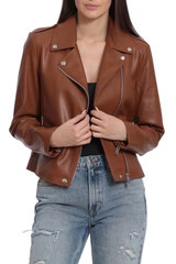 Faux Leather Classic Biker | Avec Les Files