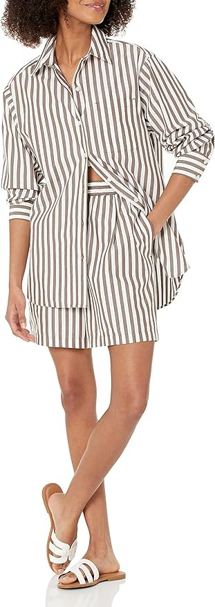 The Drop Women's Jada High Waist Loose Fit Short | Amazon (US)