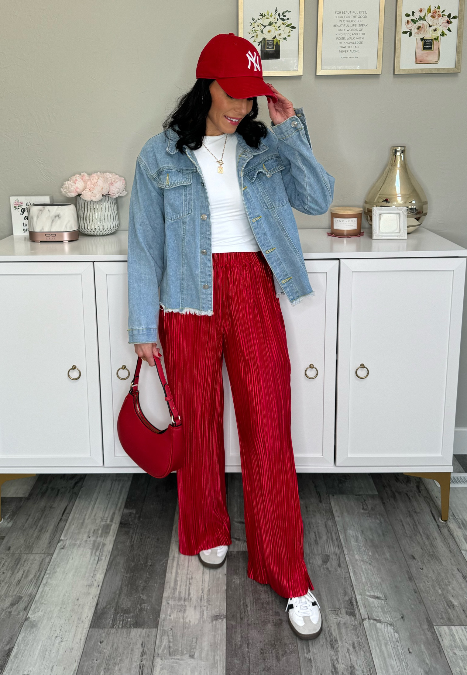 Day 5 of adding color to my closet series! This is the perfect casual weekend outfit, cute and put together but so comfy! These pants far exceeded my expectations! They are so comfortable and can easily be worn dressed up! They come in a ton of color options 🌈 as does this cute purse! 

Wearing size XS in top and bottoms and a small in jean jacket, all TTS. 

Amazon outfit inspo, petite outfit, petite fashion, affordable fashion, women’s outfit inspo, casual outfit inspo, Amazon fashion, women’s affordable style, spring fashion, spring style, spring outfit, women’s casual style, everyday outfit, comfy casual outfit

#LTKfindsunder50 #LTKSeasonal #LTKfindsunder100