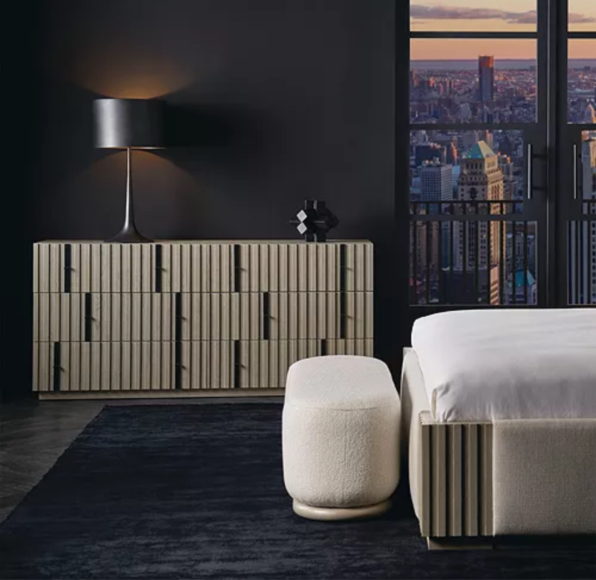 Asha Bench

A soft landing for the end of bed, the Asha bench adds a welcoming layer of texture in a light-toned boucle fabric. Set on a rounded wood plinth base, its curved pill shape brings a timeless yet contemporary feel to bedrooms, hallway nooks, and dressing areas.

#LTKHome #LTKHoliday #LTKStyleTip