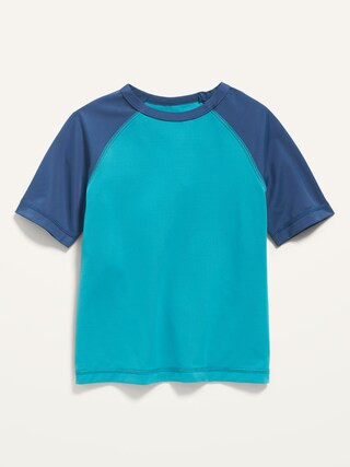 Short-Sleeve Color-Blocked Rashguard for Toddler Boys | Old Navy (US)