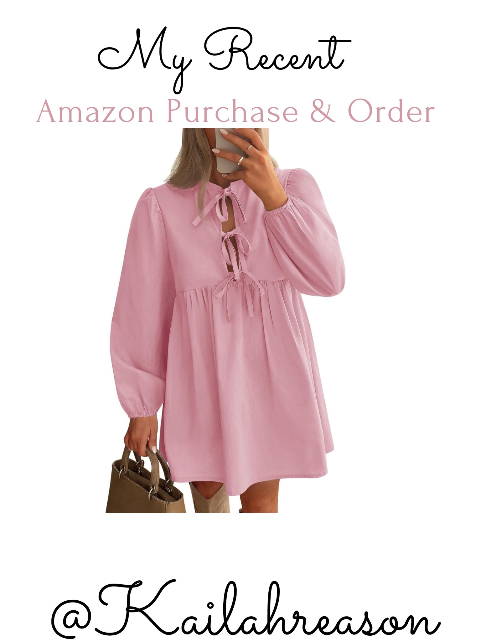 The cutest bow dress for fall!!🎀🫶

#LTKSeasonal #LTKFindsUnder100 #LTKWorkwear