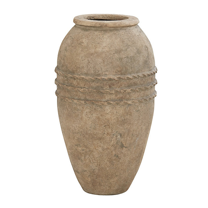 Campagna Olive Jar Planter & Weather Resistant Outdoor Art Piece with Drain Plug | Ballard Designs, Inc.