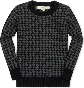 Hope & Henry Boys' Organic Intarsia Crew Neck Sweater, Kids | Nordstrom | Nordstrom