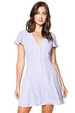 Sugarlips Women's Leopard Print Button UP Shirt Dress, Lavender, X-Small | Amazon (US)