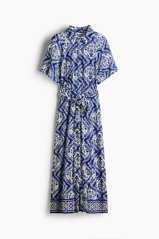 H & M - Tie-belt Shirt Dress - Blue | H&M (US + CA)