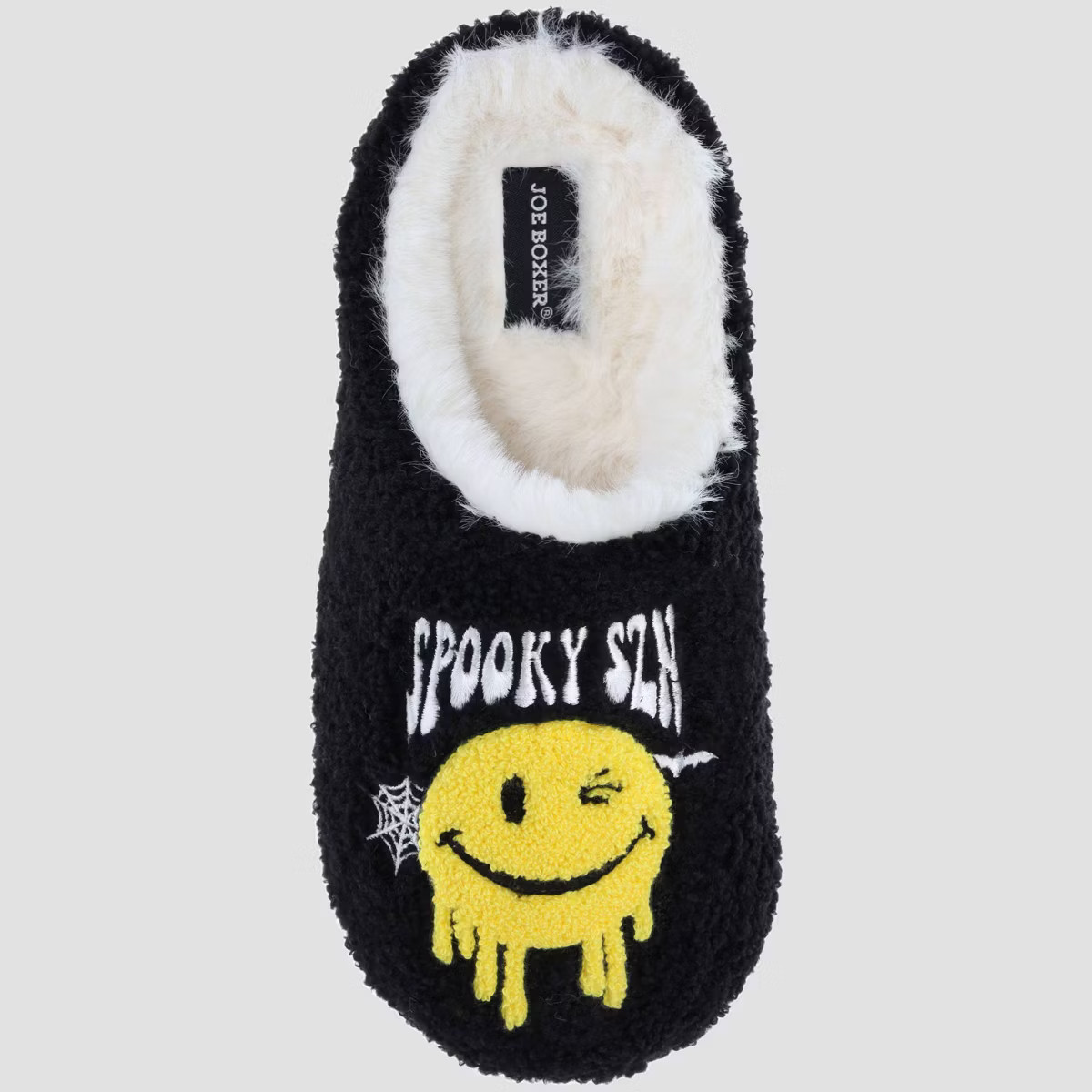 Joe Boxer Women's Halloween Spooky Szn Scuff Slippers - Black | Target