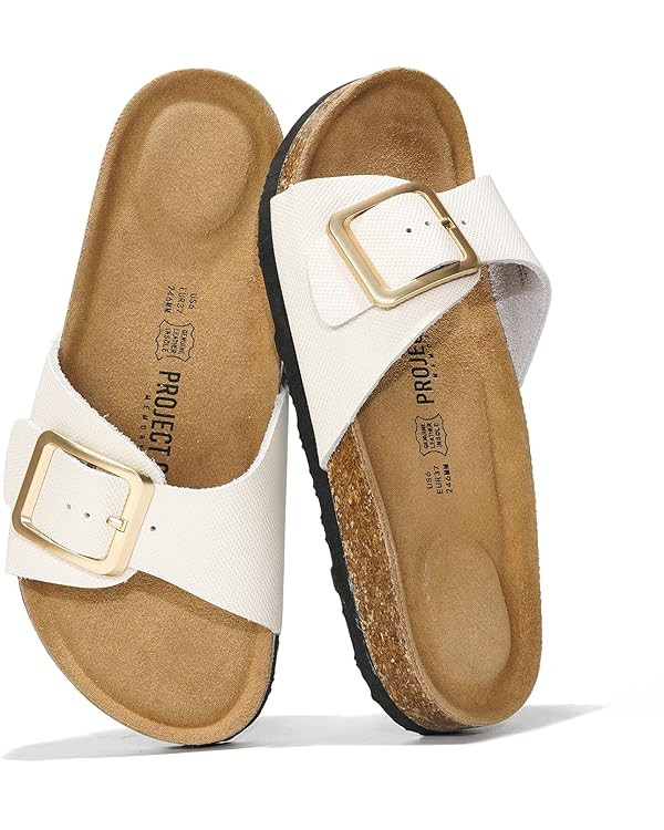 Project Cloud Comfortable Women's Sandals - Genuine Suede insoles and Premium Leather upper - sof... | Amazon (CA)