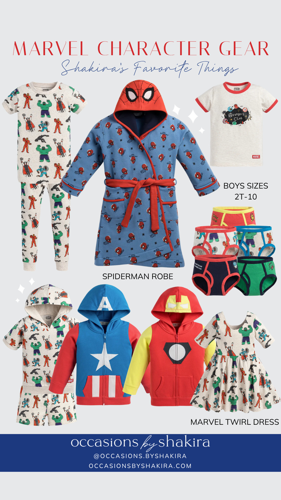 Marvel character gear for toddlers and big kids.

#LTKgrwm #LTKootd #LTKKids