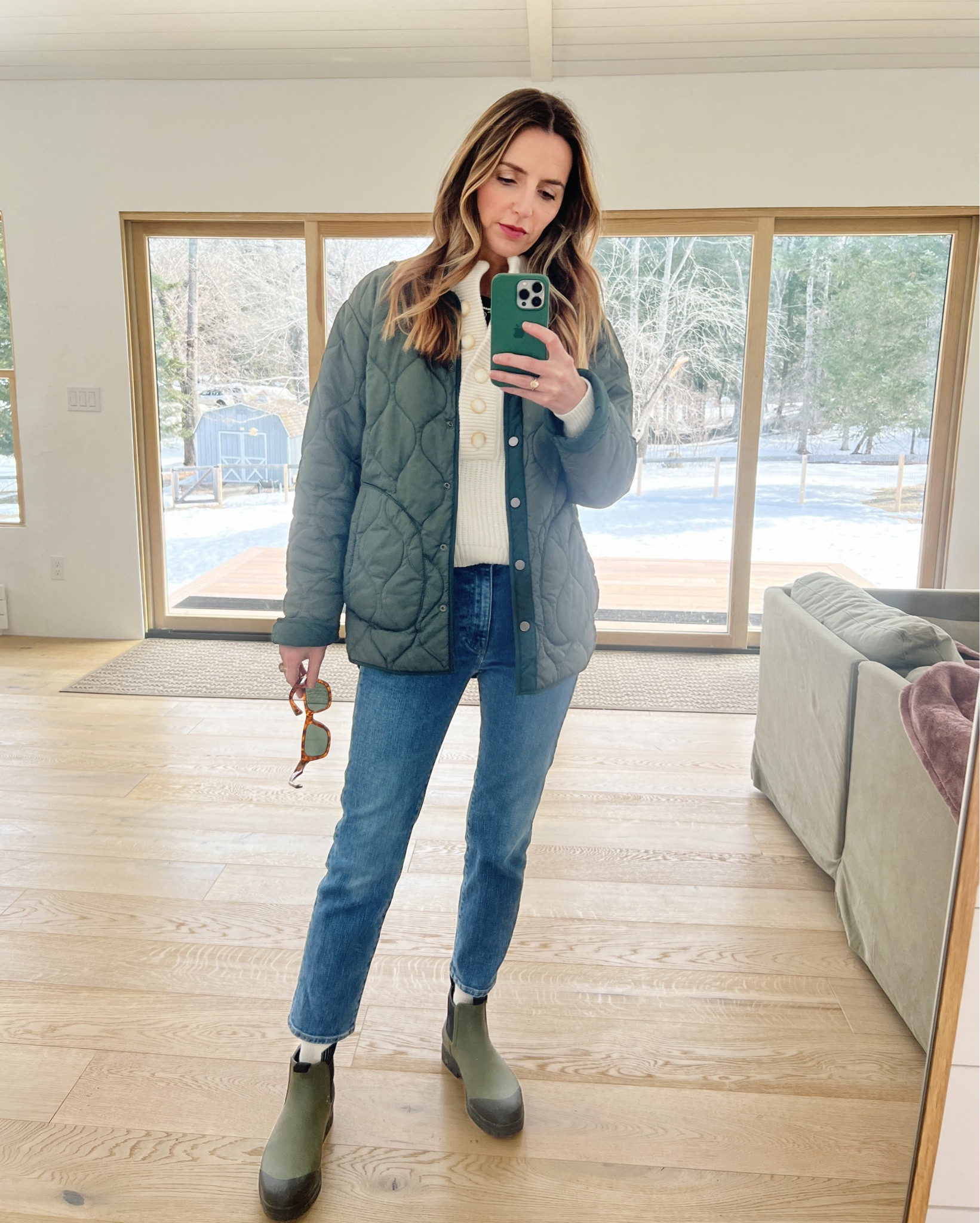 Spring style for mud season in Vermont. This quilted jacket is a favorite  

#LTKSeasonal #LTKunder100