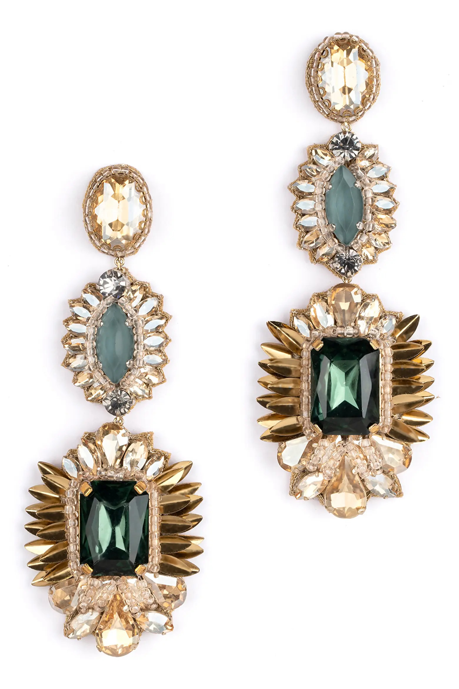 Deepa Gurnani Klara Beaded Crystal Drop Earrings (Women) | Nordstrom | Nordstrom