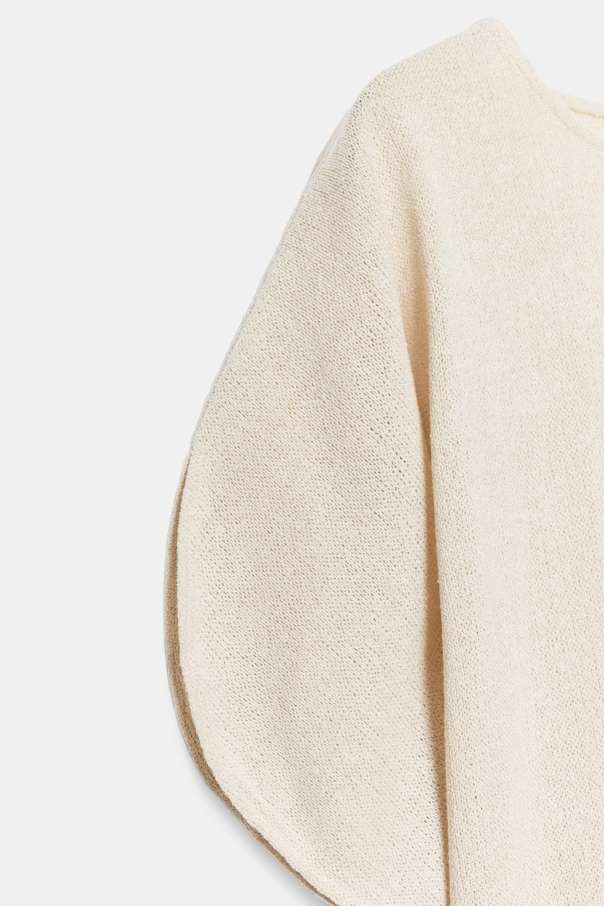 RUSTIC CAPE SLEEVE TOP | Zara US