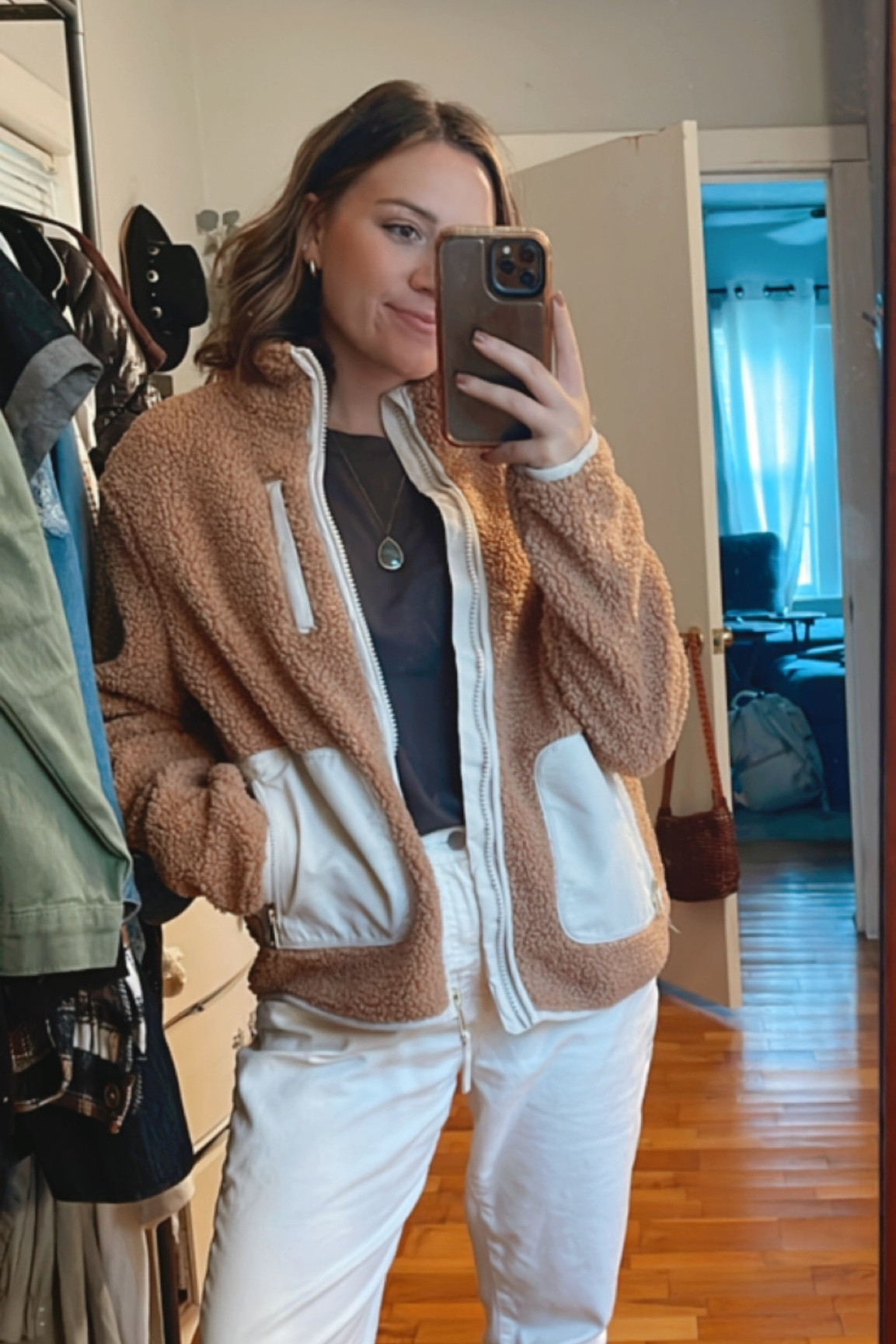 Sherpa love from Walmart! #walmartjacket 