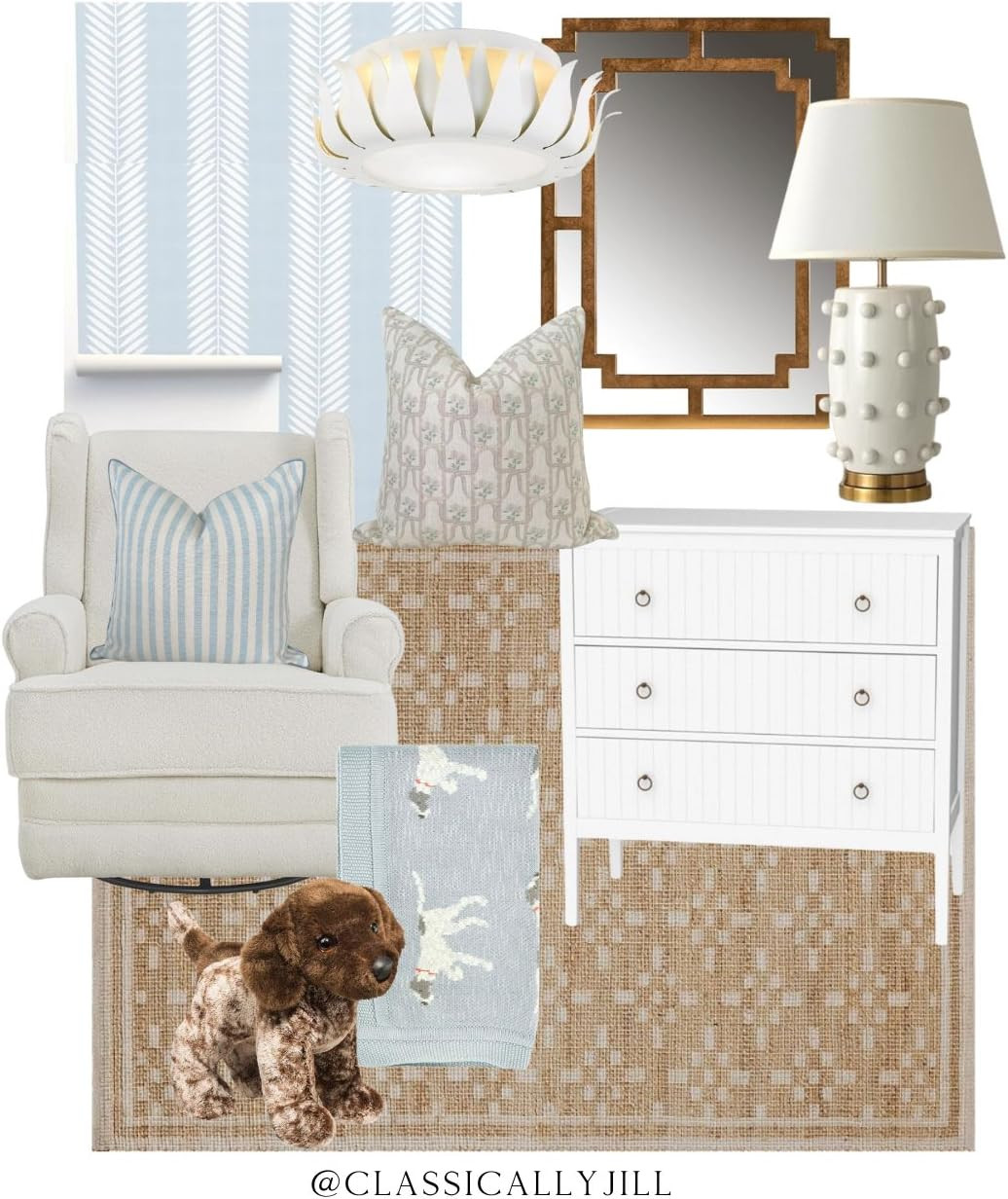 Nursery Design, Baby, Classic Home, Jillien Harbor pillows | Amazon (US)