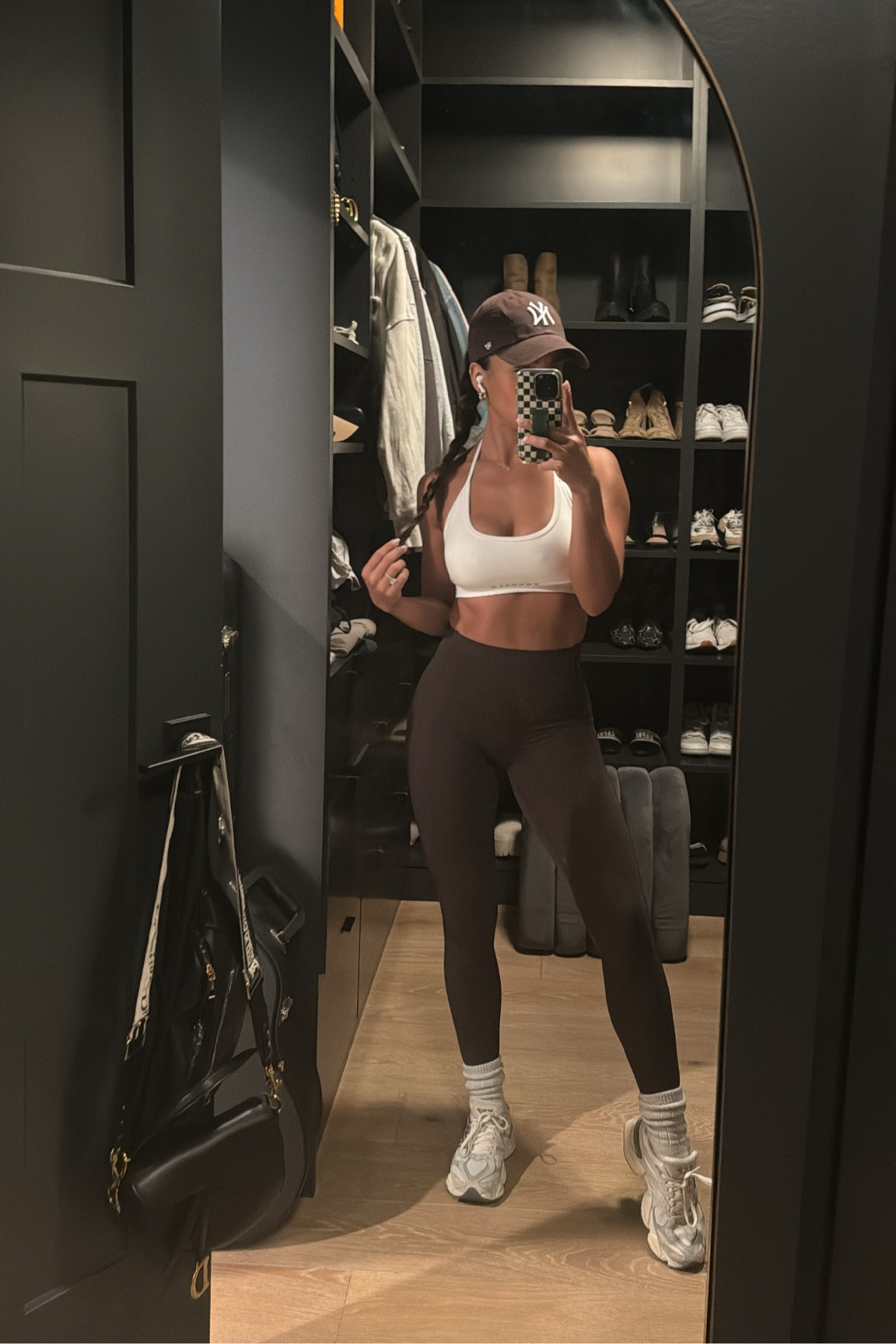 Best bra ever @youngla code: littlelifts gives you a discount! If you know me I’m a matchy type a girl. Brown is my fave right now 🐻