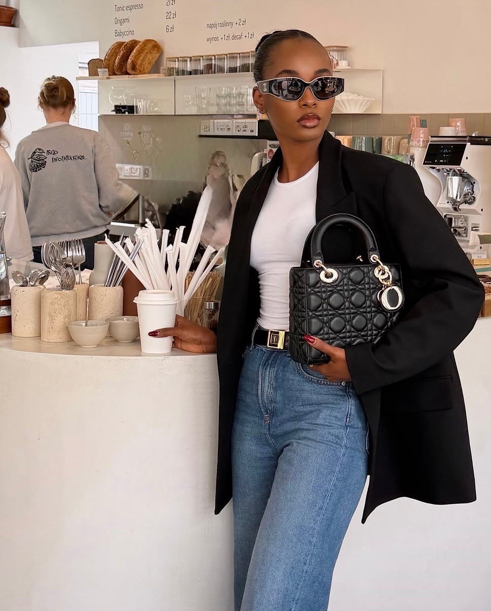 Jeans
Blazer
Black Dior bag

#LTKootd #LTKTravel #LTKPetite