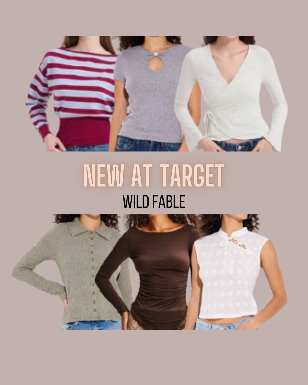 Target style
Fall tops