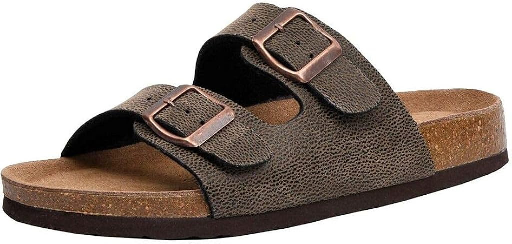 CUSHIONAIRE Women's Lane Cork Footbed Sandal with +Comfort | Amazon (US)