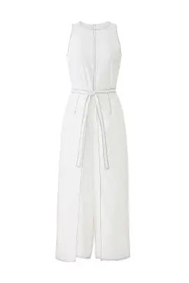 White Mairead Jumpsuit | Rent the Runway