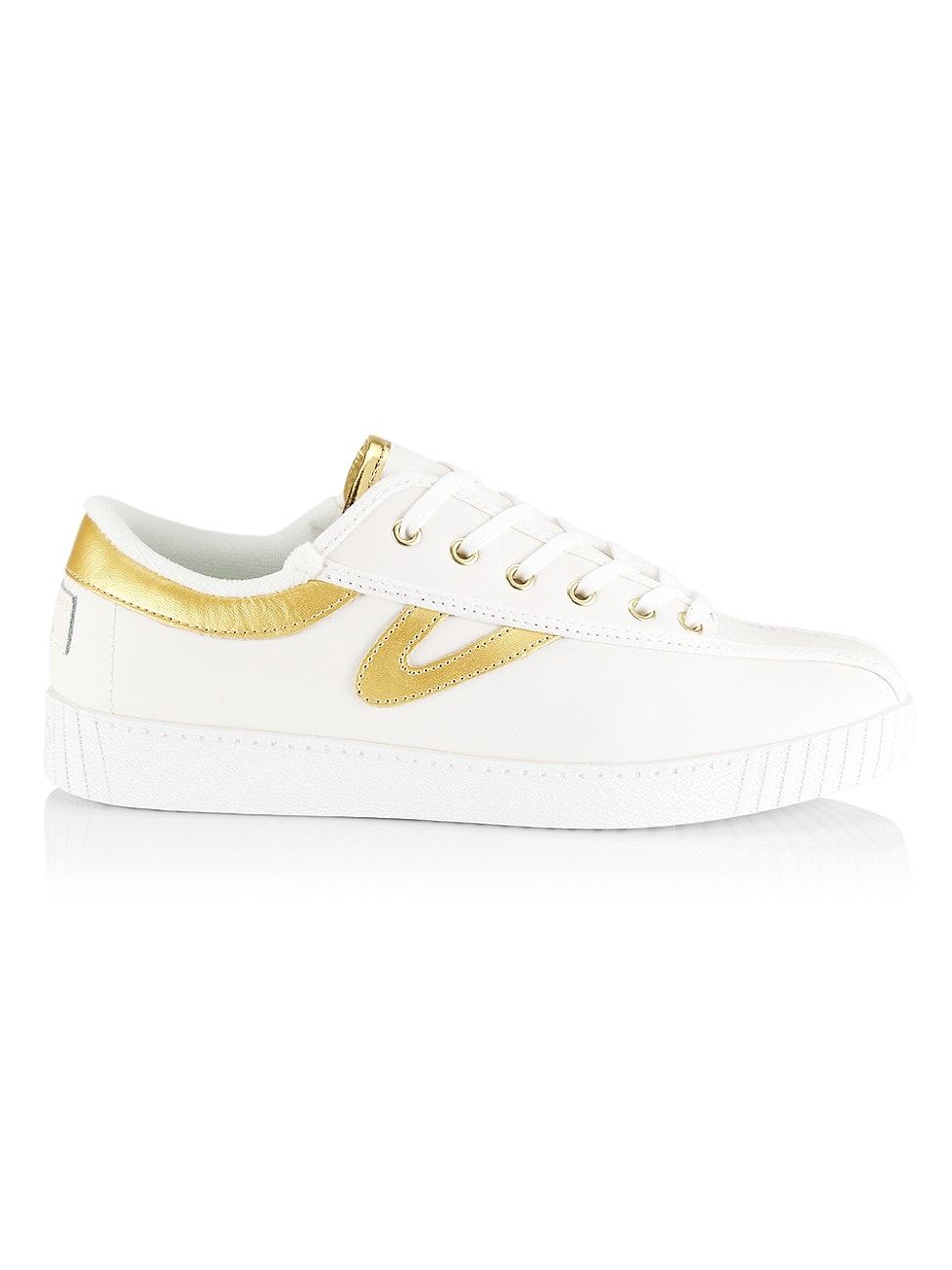 Women's Draper James x Tretorn Nylite Plus Low-Top Sneakers - White Gold - Size 9 | Saks Fifth Avenue