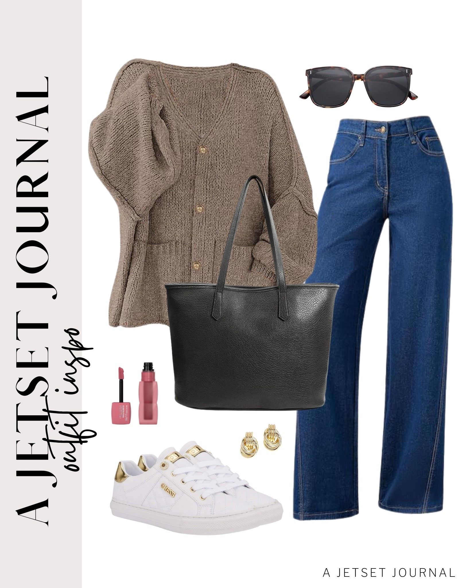 Perfect winter look with this cozy cardigan and cute jeans. Pair it with a tote and bold earrings.
maybelline teddy tint, chunky earrings, baggy wide leg jeans, winter outfit idea, casual look, vacation style, makeup must have, beauty favorite, functional bag, amazon fashion, affordable style

#LTKSeasonal #LTKU #LTKBeauty