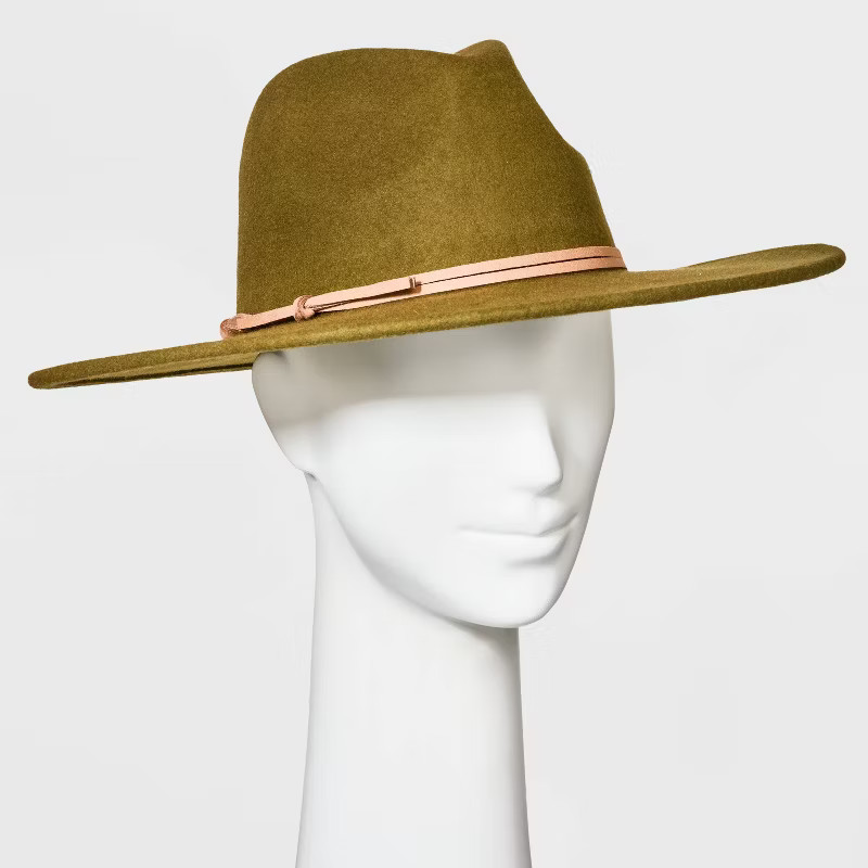 Women's Wide Brim Felt Fedora Hat - Universal Thread™ | Target