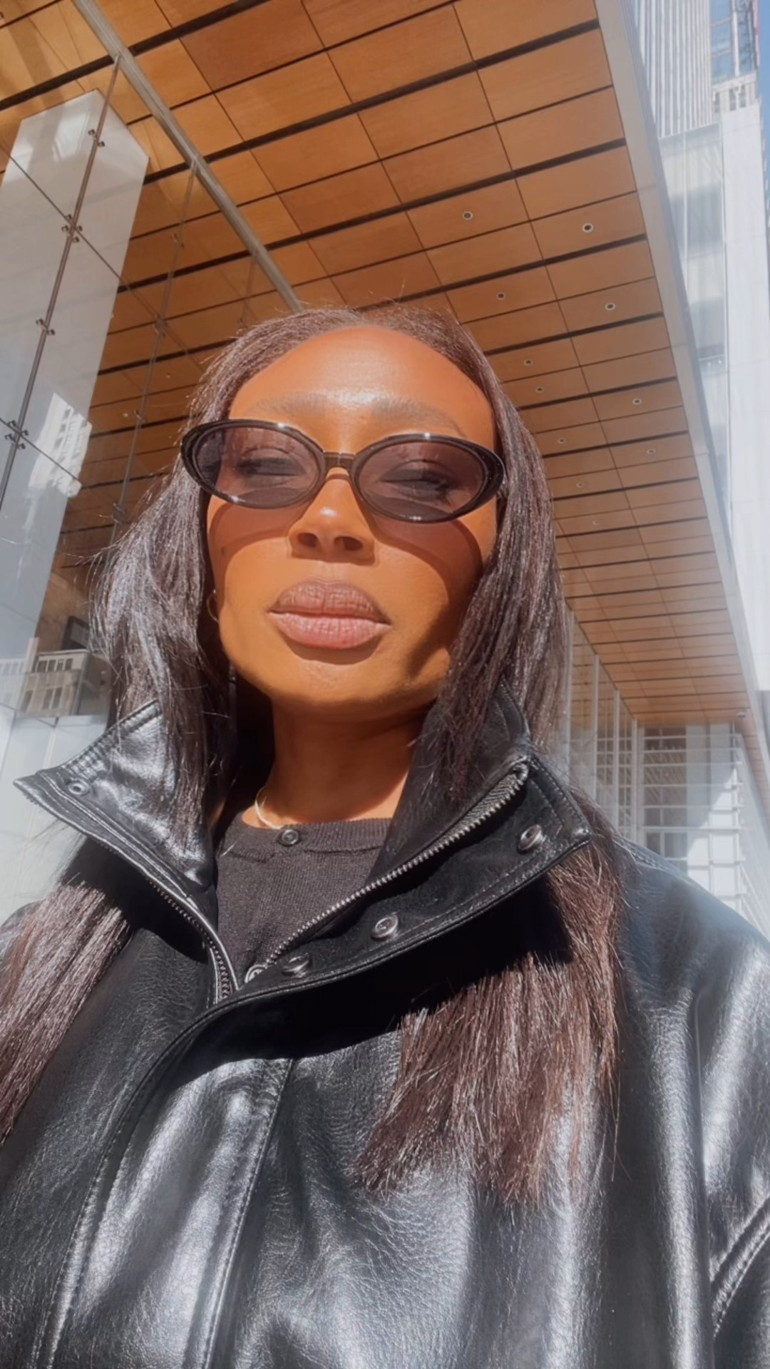 Stomping around NYC midtown in my favorite Leather Jacket and sunnies 🌆

#LTKootd #LTKdayinmylife #LTKSeasonal