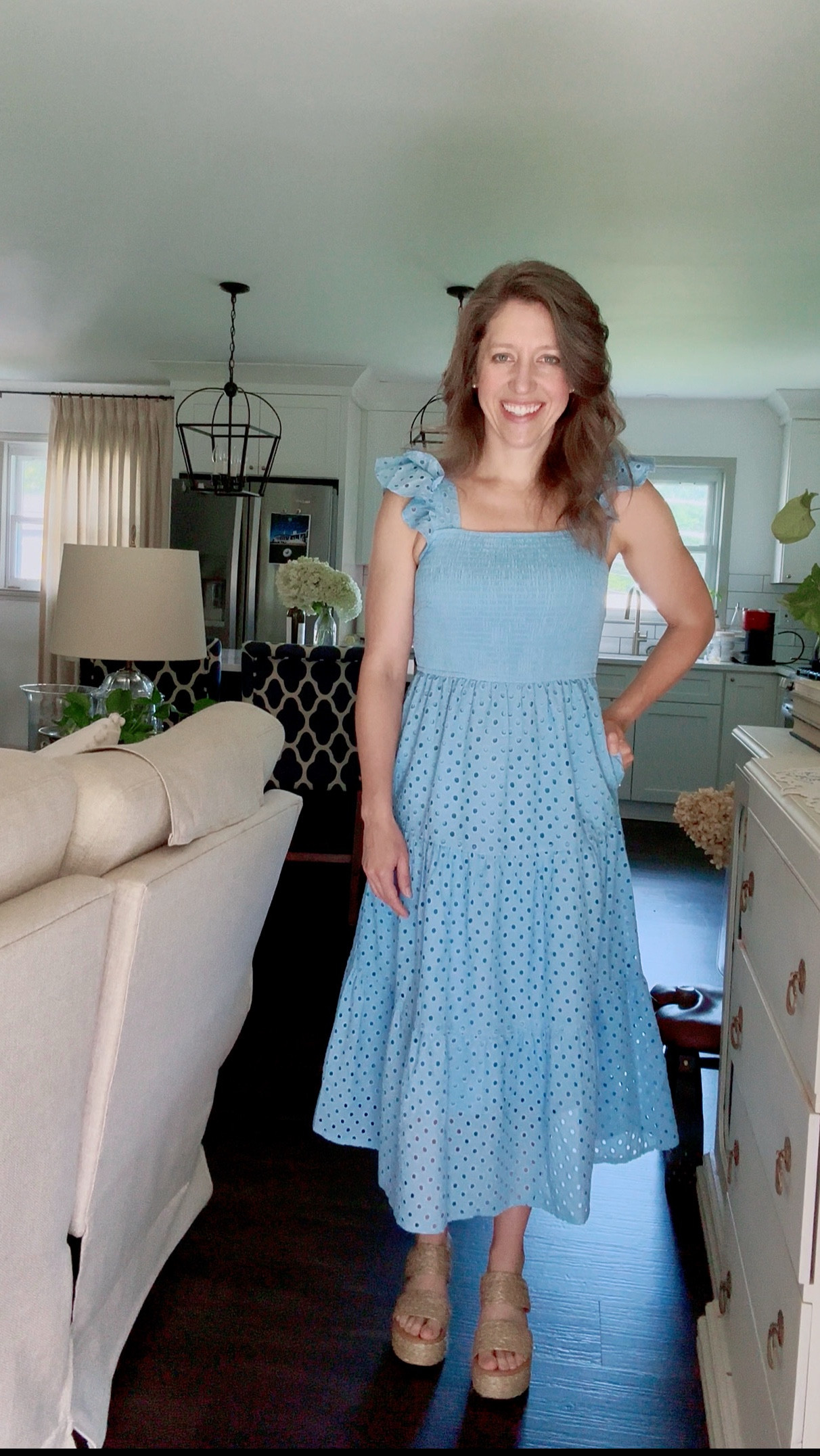 Ordered this Amazon dress for a Breakfast at Tiffany’s brunch 

Love the midi length! 
Has pockets 
Wearing a Small

#LTKSummerEdit #LTKTravel #LTKOver40