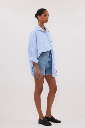 FINN MEDIUM BLUE DENIM SHORT | DISSH