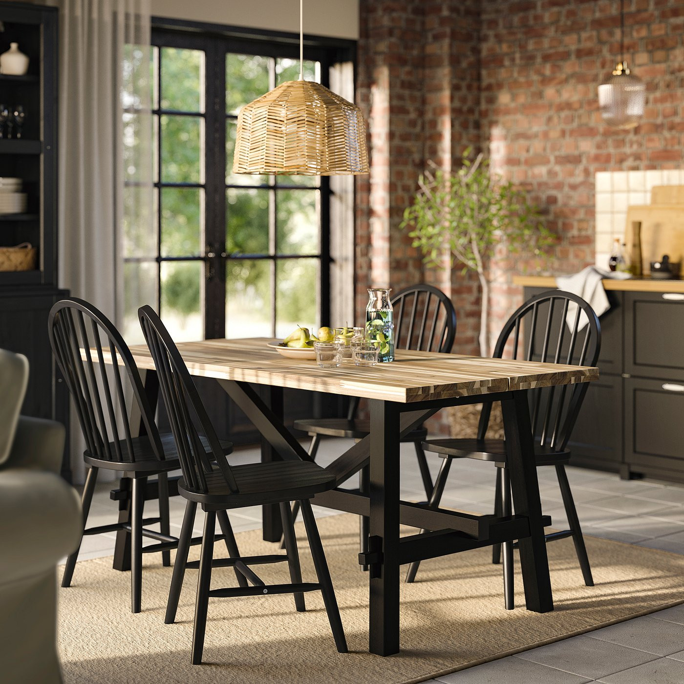 IKEA SKOGSTA chair, black, Width: 18 1/8 | IKEA US