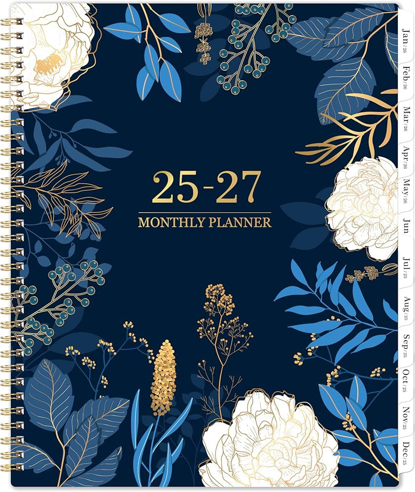 2025-2027 Monthly Planner - 2 Year Monthly Planner/Calendar 2025-2027, Academic Planner 2025-2027... | Amazon (US)