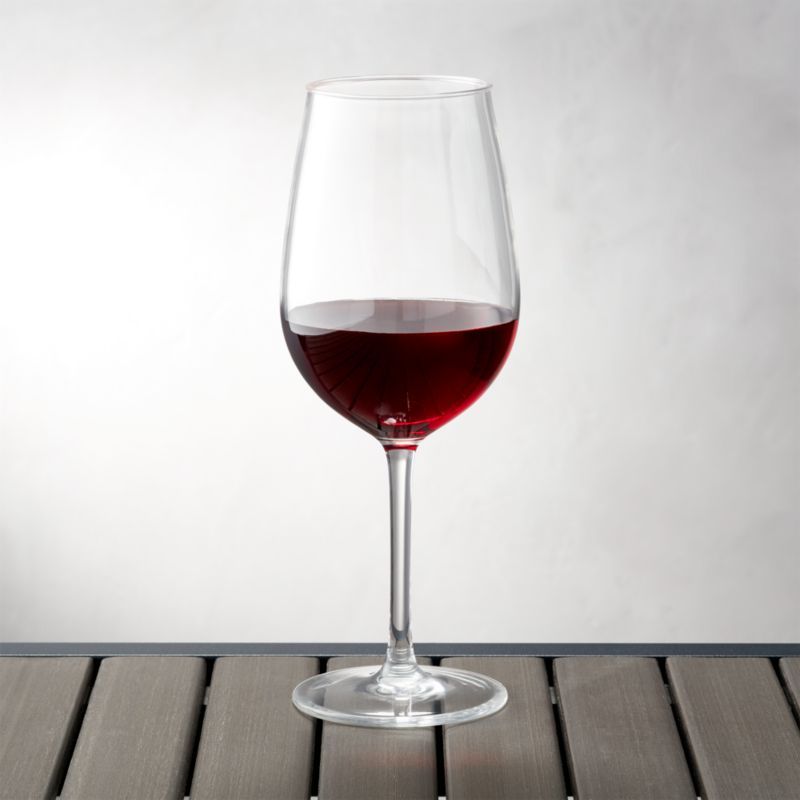 Acrylic Wine Glass + Reviews | Crate and Barrel | Crate & Barrel