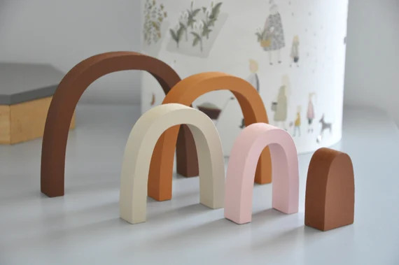 Eye Catching Wooden Rainbow  Nursery Decor  Baby Gift  Home | Etsy | Etsy (US)