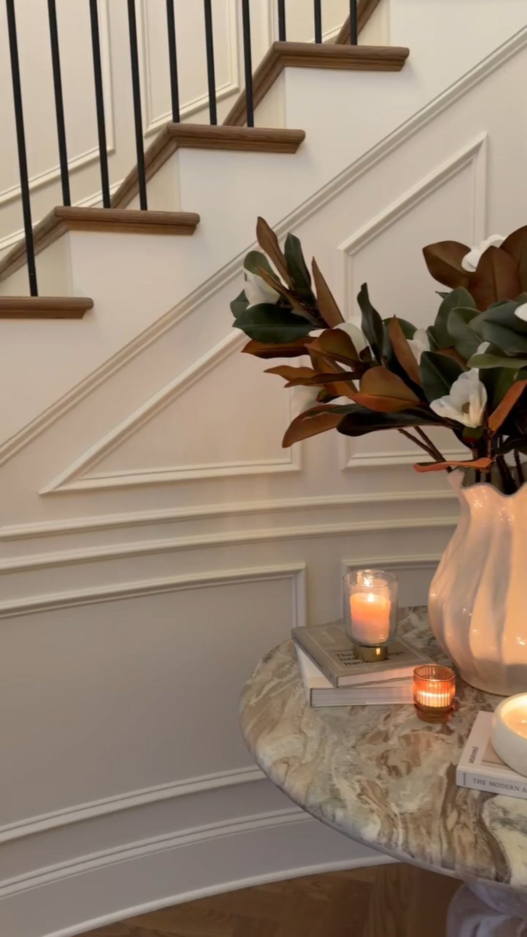 Dreamy foyer set up! Magnolia stems are year round and these price conscious swaps make all the difference! 

#LTKdayinmylife #LTKHome #LTKmomlife