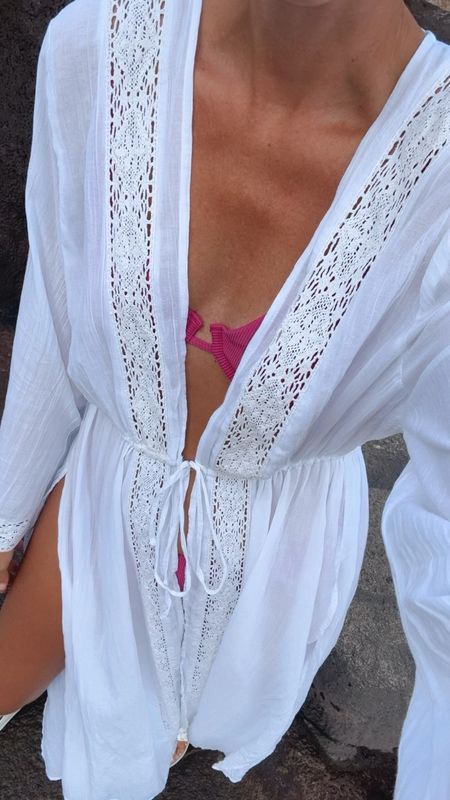 A closer look at this gorgeous cover up! Both my bikini and cover up are from Abercrombie! Their resort wear items are such great quality!! 

#LTKswim #LTKfindsunder100 #LTKstyletip