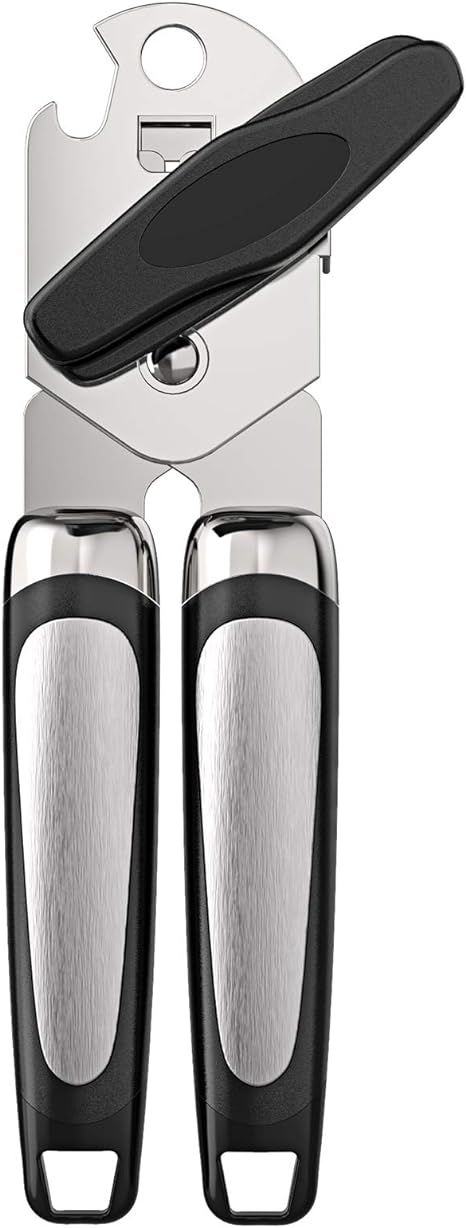 Can Opener, Kitchen Durable Stainless Steel Heavy Duty Can Opener Manual Smooth Edge Food Safety ... | Amazon (US)